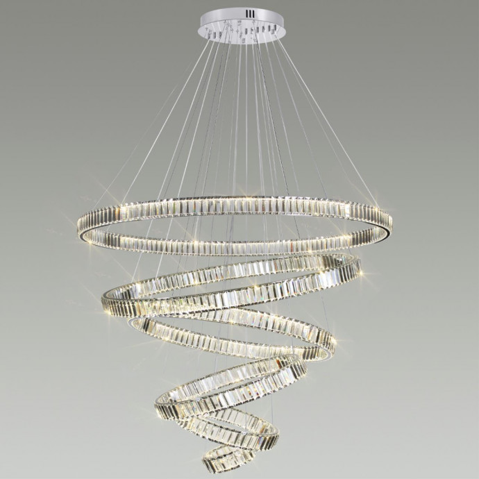 4930/260L L-VISION ODL24 000 хром/прозрачный металл/хрусталь Люстра LED 260W 4000K 30600Лм VEKIA