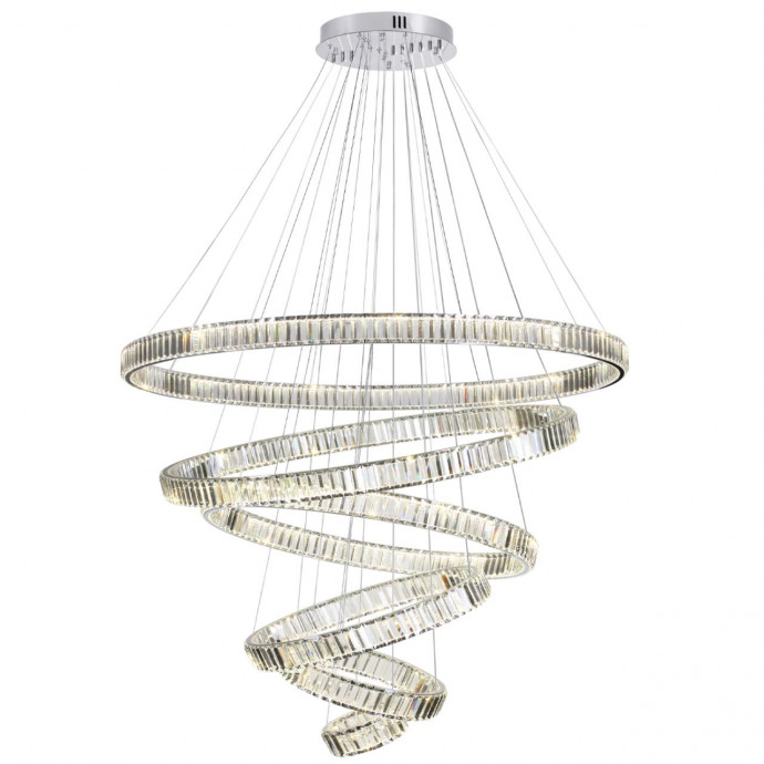 4930/260L L-VISION ODL24 000 хром/прозрачный металл/хрусталь Люстра LED 260W 4000K 30600Лм VEKIA