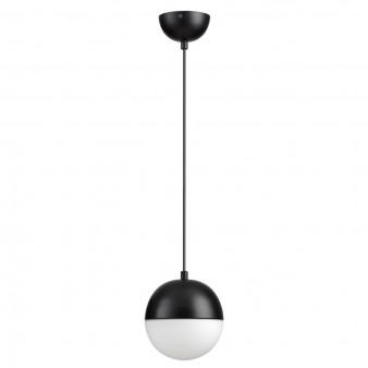 4958/1 PENDANT ODL22 307 черный/металл/белый/стекло Подвес E27 1*40W PINGA