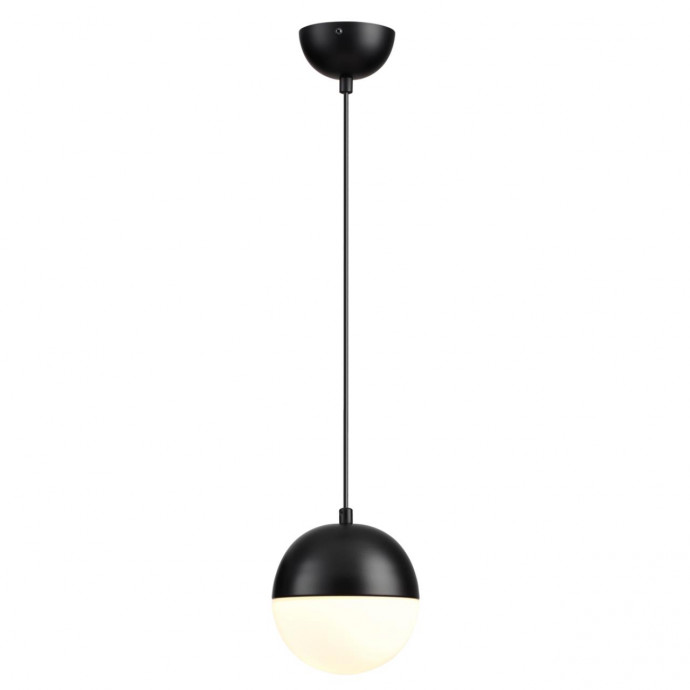 4958/1 PENDANT ODL22 307 черный/металл/белый/стекло Подвес E27 1*40W PINGA