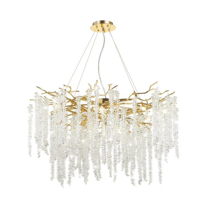 5005/14 HALL ODL23 487 золотой/прозрачный металл/хрусталь Люстра G9 14*40W BANCHE