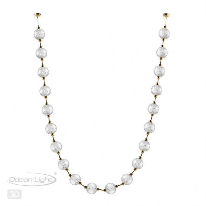 5008/80L L-VISION ODL23 золотой/прозрачный/металл/акрил Подвес LED  80W 4000K 4400Лм CRYSTAL