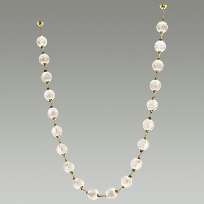 5008/80L L-VISION ODL23 золотой/прозрачный/металл/акрил Подвес LED  80W 4000K 4400Лм CRYSTAL