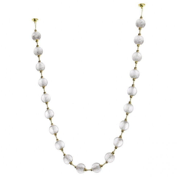 5008/80L L-VISION ODL23 золотой/прозрачный/металл/акрил Подвес LED  80W 4000K 4400Лм CRYSTAL