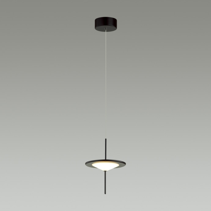 5012/10L L-VISION ODL23 281 черный/белый матовый металл/акрил Подвес LED 10W 3000K STEKA