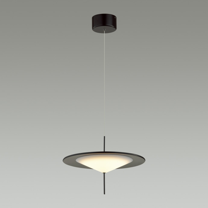 5012/16L L-VISION ODL23 281 черный/белый матовый металл/акрил Подвес LED 16W 3000K STEKA