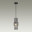 5016/1 MODERN ODL23 335 черный/дымчатый металл/стекло Подвес E14 1*40W PIMPA