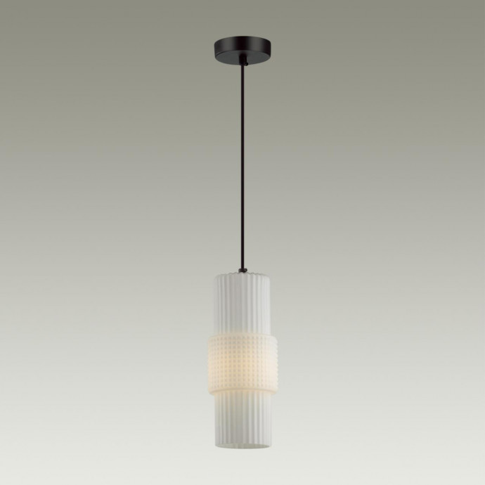 5017/1 MODERN ODL23 335 черный/белый матовый металл/стекло Подвес E14 1*40W PIMPA