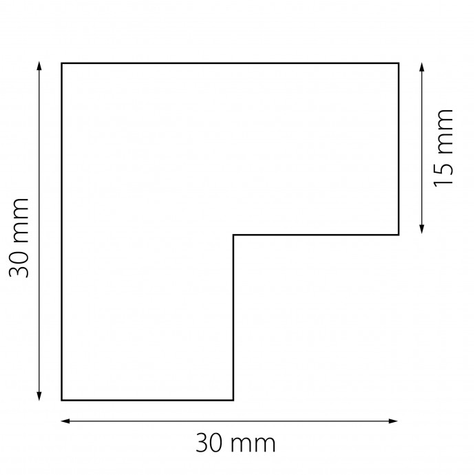 Соединитель L-образный Linea Lightstar 506137