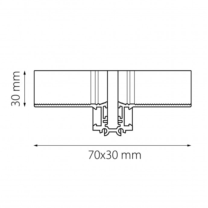 Соединитель L-образный встраиваемый Linea Lightstar 506257