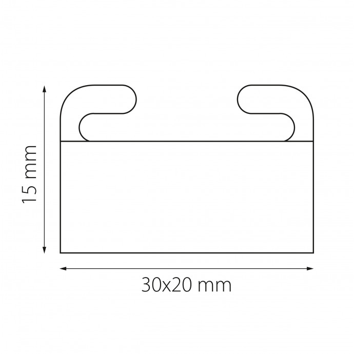 Фиксатор-зажим для трека Nove Lightstar 508168