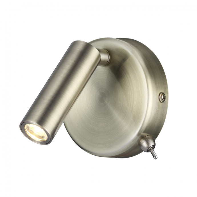5222/3WL LEDIO LN22 049 бронза Бра с выкл. LED 3W 3000K 330Лм  220V CHASE