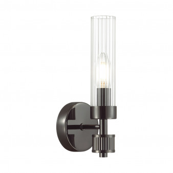 5275/1W CLASSI LN23 121 черный хром Бра E14 1*40W 220V KAMILLA