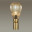5402/1T MODERN ODL_EX23 21 золотой/янтарный/металл/стекло Настольная лампа E14 1*40W ELICA