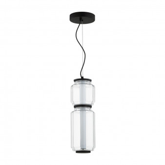 5409/20L HIGHTECH ODL_EX24 черный/прозрачный/металл/стекло/акрил Подвес LED 20W 3000K 1480Лм JAM