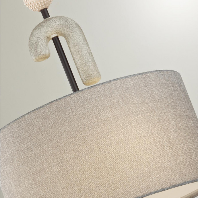 5410/3 MODERN ODL_EX24 черный матов./серый/металл/полирезин/ткань Подвес E14 3*40W BAGEL