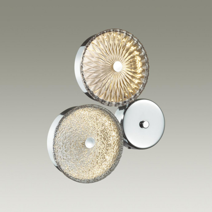 5416/14WL L-VISION ODL_EX23 11 хром/св.коричневый/св.серый металл/стекло Бра LED 14W 4000K CARAMELLA