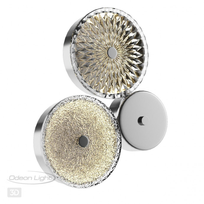 5416/14WL L-VISION ODL_EX23 11 хром/св.коричневый/св.серый металл/стекло Бра LED 14W 4000K CARAMELLA