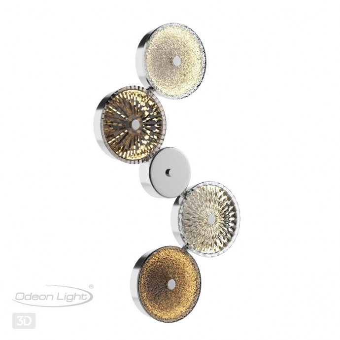 5416/25WL L-VISION ODL_EX23 11 хром/разноцветный металл/стекло Бра LED 25W 4000K CARAMELLA