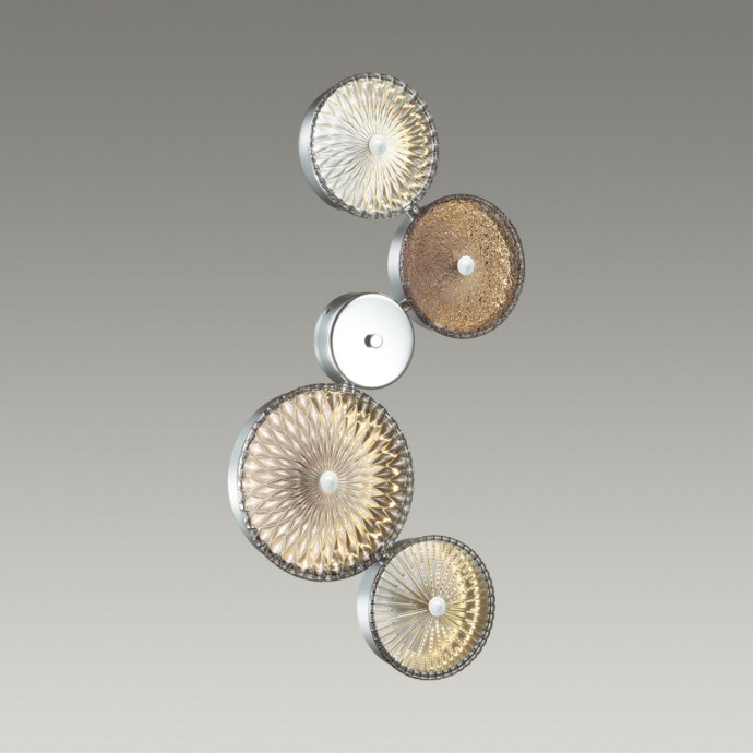 5416/26WL L-VISION ODL_EX23 11 хром/разноцветный металл/стекло Бра LED 26W 4000K CARAMELLA