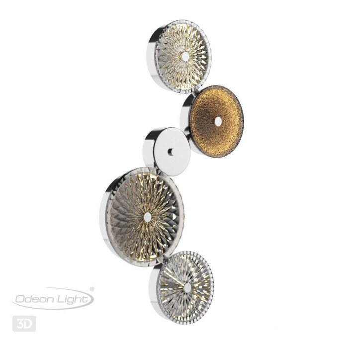 5416/26WL L-VISION ODL_EX23 11 хром/разноцветный металл/стекло Бра LED 26W 4000K CARAMELLA