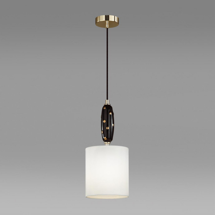 5424/1 MODERN ODL_EX24 золотой/черный/белый/металл/керамика/ткань Подвес E14 1*40W  POLLEN