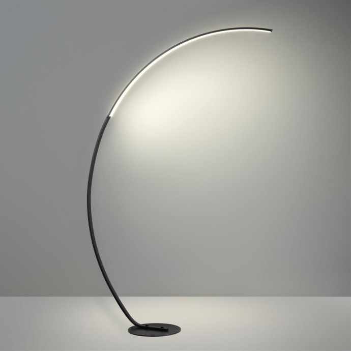 5676/21FL LEDIO LN23 черный Торшер LED 21W 820Лм 3000-6000K с пультом ДУ 220V WES