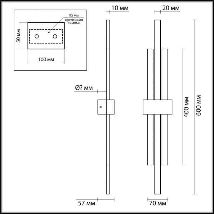 5685/18WL LEDIO LN23 золотой, белый Настенный светильник LED 18W 1350Лм 3000К 220V TOVE