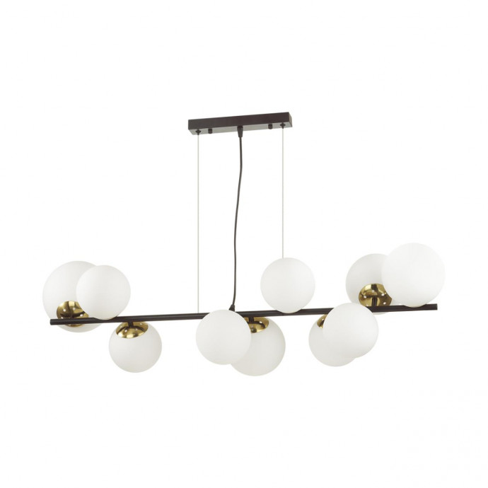 6508/10 MODERNI LN23 черный, белый, бронза Люстра E14 10*40W 220V MELONA