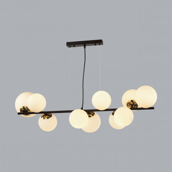 6508/10 MODERNI LN23 черный, белый, бронза Люстра E14 10*40W 220V MELONA