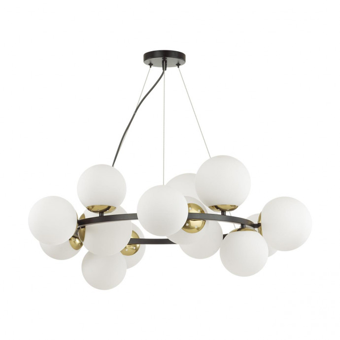 6508/14 MODERNI LN23 черный, белый, бронза Люстра E14 14*40W 220V MELONA