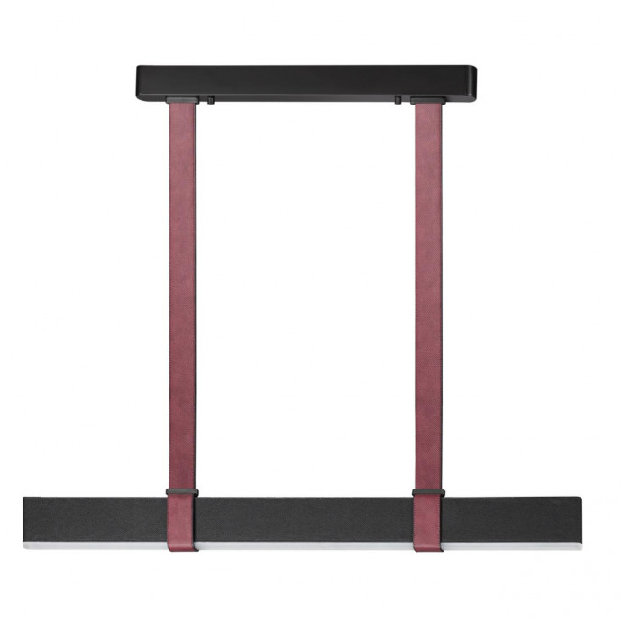 6629/25L HIGHTECH ODL24 металл/экокожа/ткань/акрил бордовый/черный Подвесной светильник IP20 LED 25W 3000K 220V VINCENT