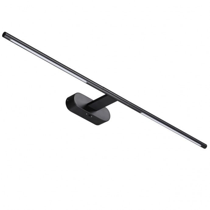 6634/9WL HIGHTECH ODL24 металл/черный/акрил Настенный светильник IP20  LED 9W 3000K/4000K/6000K (перекл ч/з тумблер) 220V ALEDO