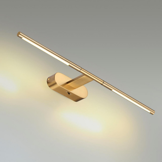 6635/7WL HIGHTECH ODL24 металл/античная бронза/акрил Настенный светильник IP20 LED 7W  3000K/4000K/6000K (перекл ч/з тумблер) 220V ALEDO