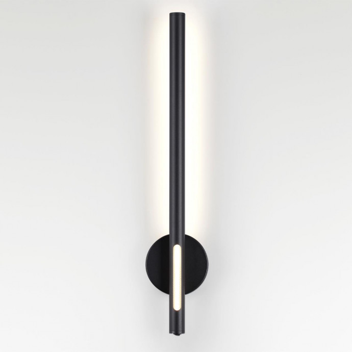 6643/10WL HIGHTECH ODL24 черный/металл/акрил Настенный светильник (выкл. на корпусе) IP20 LED 12W 3000K 220V MALI