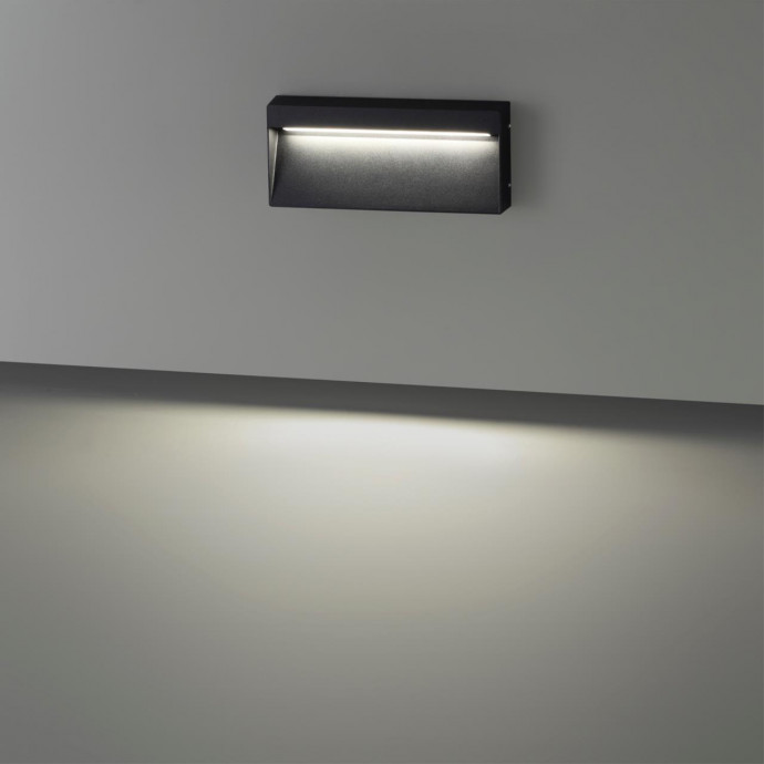 6649/5WL NATURE ODL24 черный/металл/акрил Подсветка для лестниц IP54  LED 5W 4000K AC85-265V VITTY