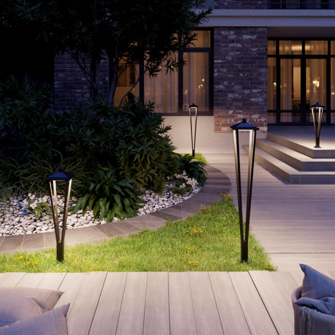 6655/12GA NATURE ODL24 черный/металл Уличный  светильник IP65 LED 12W 4000K AC85-265V BEARITZ