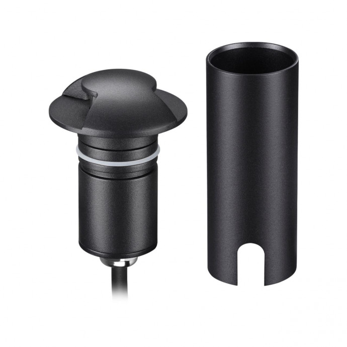 6662/2GL NATURE ODL24 черный/металл Встраиваемый грунтовый светильник IP67 LED 3W 4000K 12V/24V  WALD