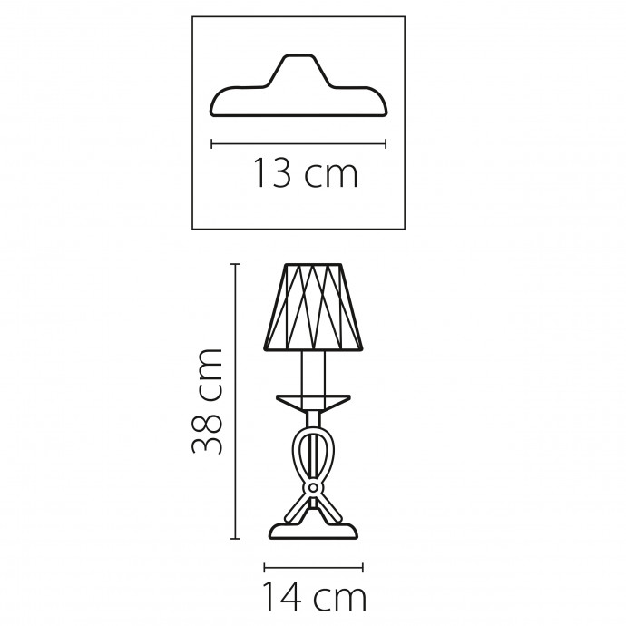 Настольная лампа Riccio Lightstar 705914