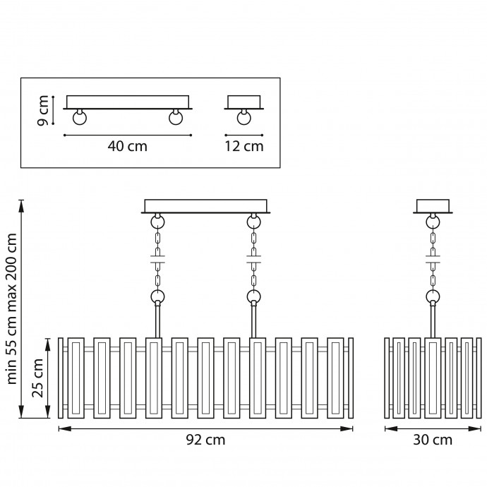 Люстра подвесная Agave Lightstar 712162