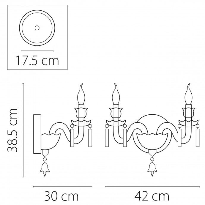 Бра Campana Lightstar 716624