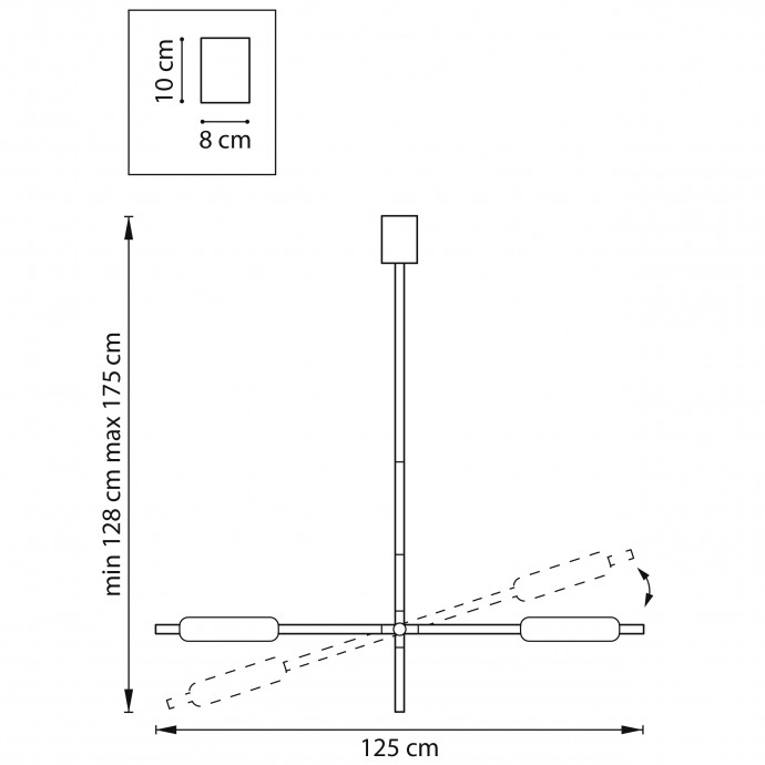Люстра потолочная Pilone Lightstar 719027