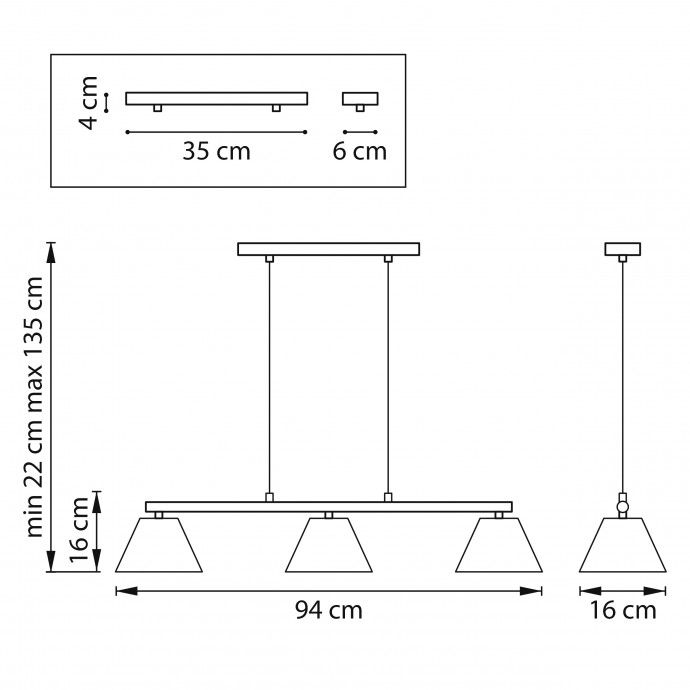Люстра подвесная Cappe Lightstar 719233