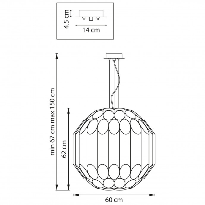 Люстра подвесная Siena Lightstar 720807