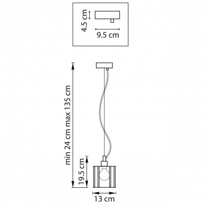 Подвес Limpio Lightstar 722014