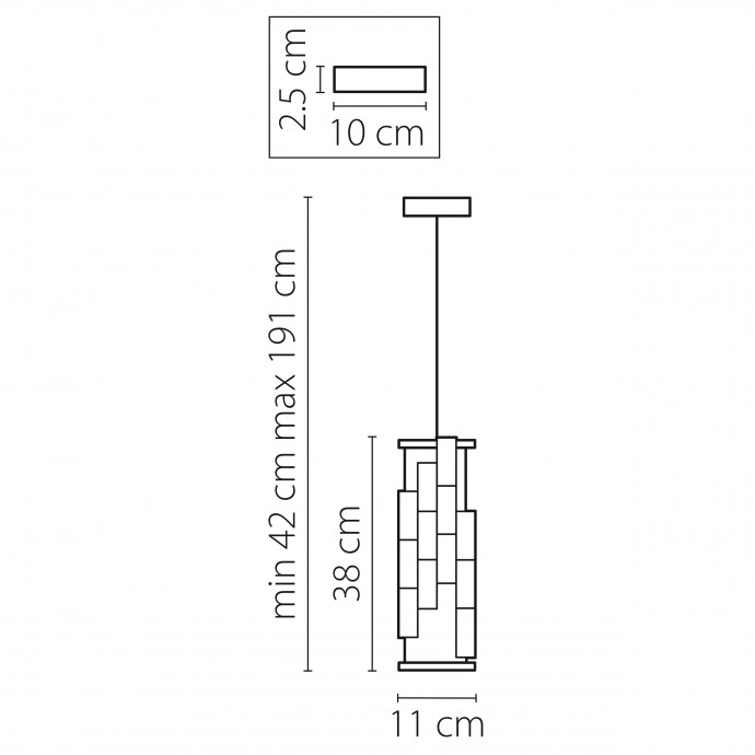 Подвес Limpio Lightstar 722030
