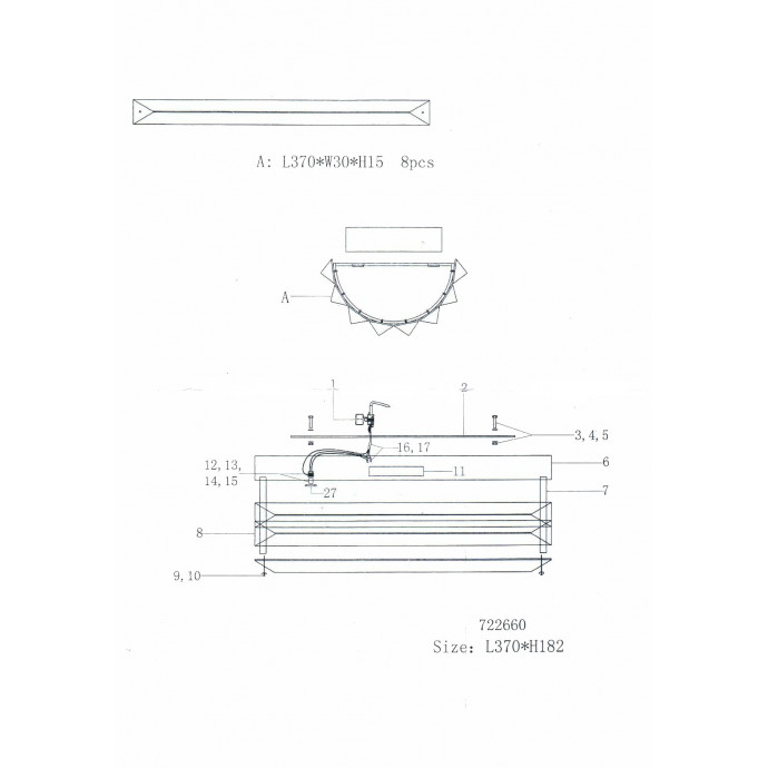 Светильник настенный Limpio Lightstar 722660