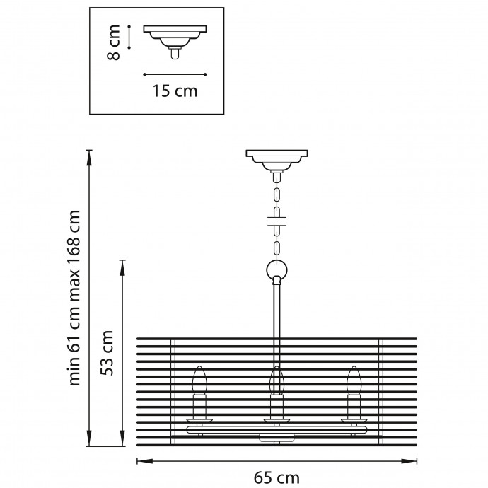Люстра подвесная Zeta Lightstar 728063