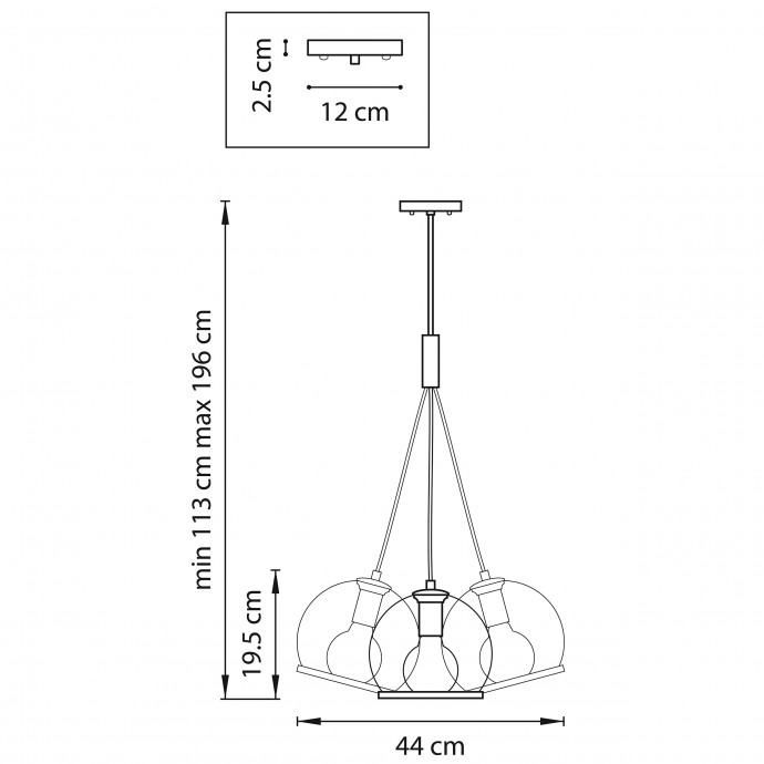 Люстра потолочная Sferico Lightstar 729031