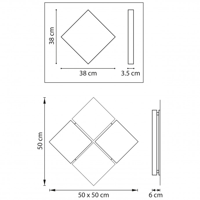Настенно-потолочный светильник Emisfero Lightstar 737626